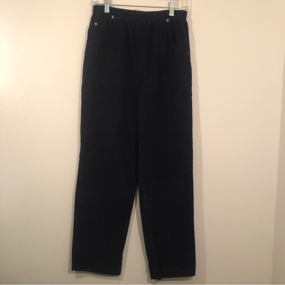 Jeno Newman Corduroy Pull-On Pants Blue Women’s 12 - Picture 1 of 6